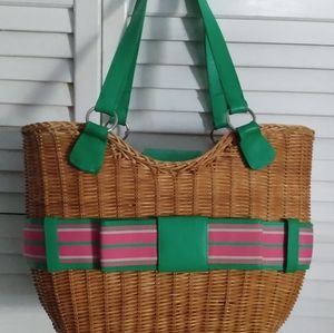 Paradox straw handbag